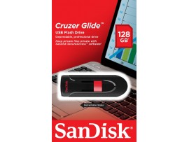 SanDisk Cruzer Glide 128GB USB 2.0 Pen Flash Drive Memory Stick SDCZ60-128G-B3