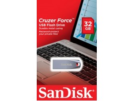 Sandisk 32GB Cruzer Force USB Flash Memory Drive Metal Casing SDCZ71-032G-B3