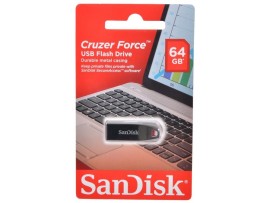 Sandisk 64GB Cruzer Force USB Flash Memory Drive Metal Casing SDCZ71-064G-B35