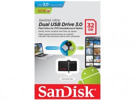 SanDisk Ultra 32GB Dual USB Drive 3.0 Android Phones SDDD2-032G-G46 Memory Stick