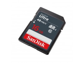 SANDISK Ultra 16GB UHS-I Flash MEMORY SD CARD Class 10 SDSDUNB-016G-G