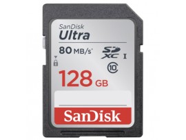 SANDISK Ultra 128GB UHS-I Flash MEMORY SD CARD Class 10 SDSDUNC-128G-G