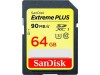 SANDISK 64GB SD Extreme PLUS SDXC UHS-I CLASS 10 MEMORY CARD SDSDXSF-064G-GNCIN