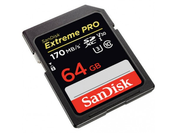 SanDisk 64GB Extreme PRO UHS-I SDXC Flash Memory Card Class10 SDSDXXY-064G-G