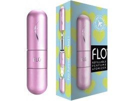 NEW Flo Refillable Fragrance Atomiser Travel Perfume Bottle PINK 4.7ml 0.16oz