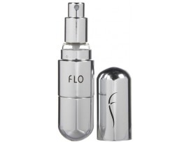 NEW Flo Refillable Fragrance Atomiser Travel Perfume Bottle SILVER 4.7ml 0.16oz