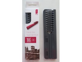 FLO Pocket Travel Grey Hair Brush Comb FOLD & CLICK Hairdressing Styling Salon Beauty