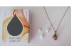 Women Fashion Perfume Fil Jewelry Drop Pendant Necklace Chain Fragrance GOLD