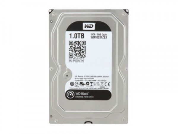 Western Digital WD BLACK HDD WD1003FZEX 1TB 7200 RPM 64MB SATA3 3.5" Hard Drive