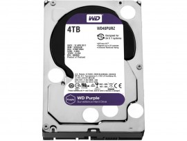 Western Digital WD HDD 4TB 64MB SATA3 Purple Video 24/7 3.5" WD40PURZ Hard Drive