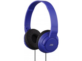 JVC HA-S180 Blue Colorful On-Ear Headphones Headset Powerful Bass iPhone iPod Android