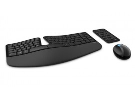 NEW Microsoft Sculpt Ergonomic Wireless Keyboard Mouse English Hebrew L5V-00014