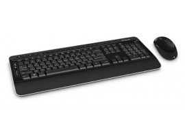 Microsoft Wireless Desktop 3050 Keyboard Mouse Combo English Hebrew PP3-00015