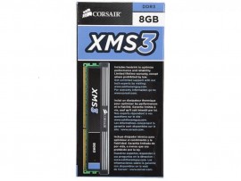 NEW Corsair XMS3 8GB DDR3 1600MHz PC3-12800 C11 Memory RAM PC CMX8GX3M1A1600C11