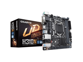 Gigabyte H310N Motherboard CPU i3 i5 i7 LGA1151 Intel DDR4 DVI VGA Mini-ITX USB