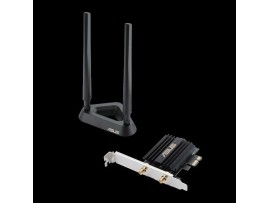 Asus PCE-AX58BT Dual Band PCI-E WiFi 6 (802.11ax) Adapter 2 external antennas