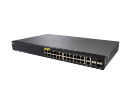 Cisco SG350-28P-K9-EU SWITCH 28-Port Managed Gigabit PoE 195W combo Gigabit SFP