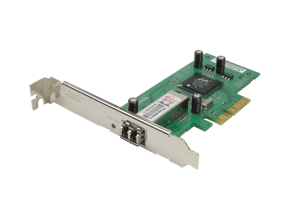 D-Link DGE-560SX Gigabit PCI‑Expressx4 1000BaseSX LC Adapter Full Duplex optical