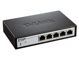 NEW D-Link DGS-1100-05 5-Port Gigabit Ethernet LAN Desktop Smart Managed Switch