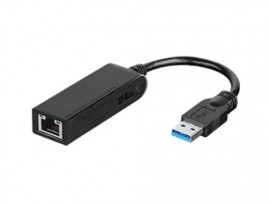 D-Link DUB-1312 USB 3.0 to Gigabit Ethernet Adapter Network LAN Rj45 Port HUB