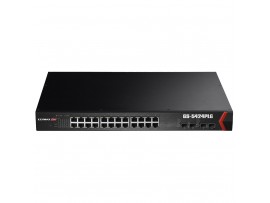 EDIMAX PRO 24-Port Gigabit PoE+ 4 SFP Slots Web Smart Switch Gigabit Ethernet