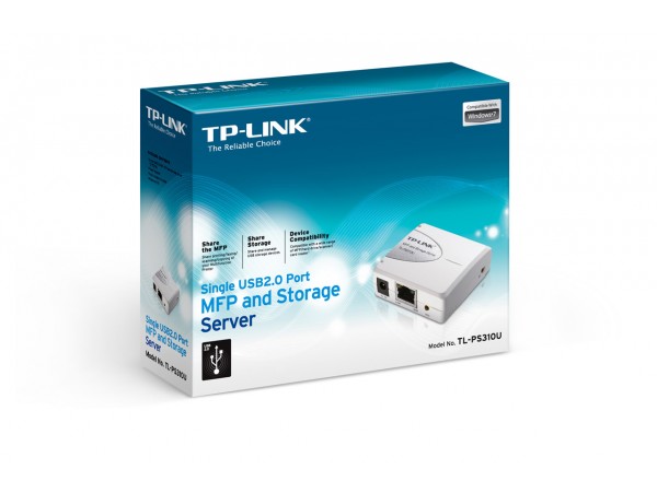 NEW TP-Link TL-PS310U Single USB 2.0 Port MFP and Storage Server LAN Ethernet