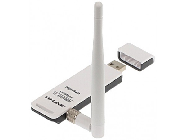 TP-Link TL-WN722N 150Mbps WiFi Wireless USB Adapter Antenna Windows 7/8/10 BULK