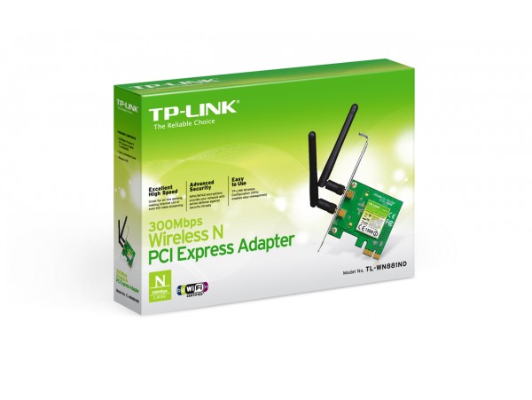 TP-Link TL-WN881ND 300Mbps WiFi Wireless PCI Express PCI-E Adapter Desktop Card