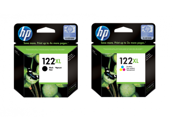 Genuine HP 122XL Black Tri-color Ink Cartridge Deskjet 1000 2000 3000 Printer