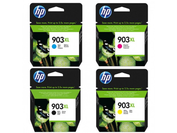 Original HP 4 pack Ink Cartridge 903XL Combo Officejet 6950 6960 6970 Printer