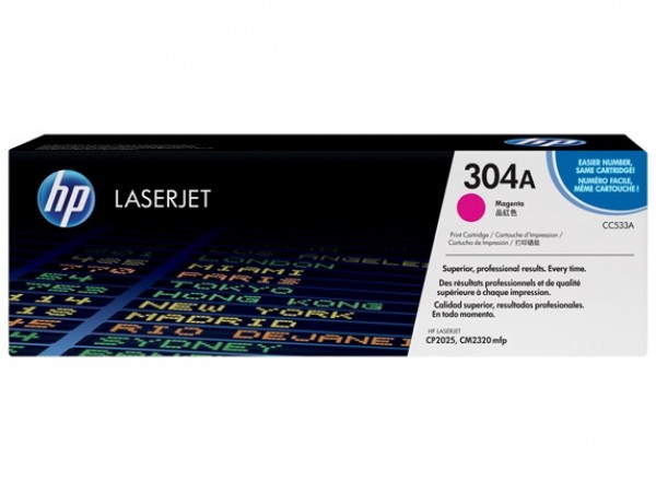 Genuine HP 304A Magenta CC533A Toner Cartridge Printer LaserJet CP2025 CM2320