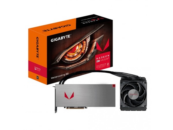 Gigabyte RX Vega64 8GB GDDR5 Watercooling GV-RXVEGA64X W-8GD-B PCI-E Video Card