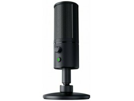 Razer Seiren X Desktop Cardioid Condenser Microphone SHOCK RESISTANT Mute button