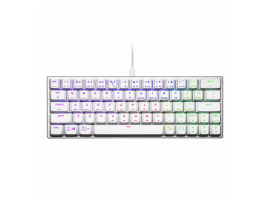 COOLERMASTER SK620 WHITE KEYBOARD ENG&HE - SWITH BLUE SK-620-SKTL1-US