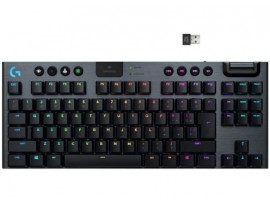 LOGITECH G915 TKL TENKEYLESS LIGHTSPEED WIRELESS RGB MECHANICAL GAMING CARBON KEYBOARD ENG&HE