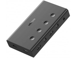 UGREEN HDMI 2.0 SWITCH BOX 4IN1 (4TO1+USB) KVM