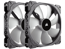 CORSAIR ML140 140MM PWM PREMIUM MAGNETIC LEVITATION FAN TWIN PACK