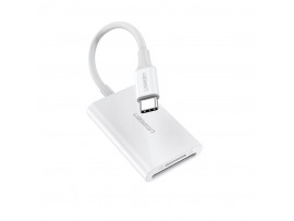 UGREEN USB-C TO SD+TF CM265 CARD READER WHITE