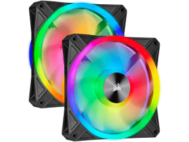 CORSAIR ICUE QL140 RGB 140MM PWM SINGLE FAN 2 PACK