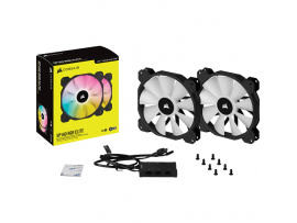 CORSAIR ICUE SP140 RGB ELITE PERFORMANCE 140MM PWM BLACK - 2 PACK