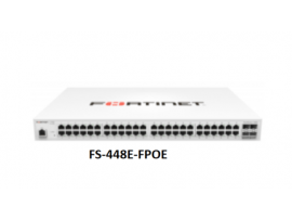 Fortinet FortiSwitch FS-448E-FPOE Layer 2/3 48xGE RJ45 ports 4x10GE SFP+