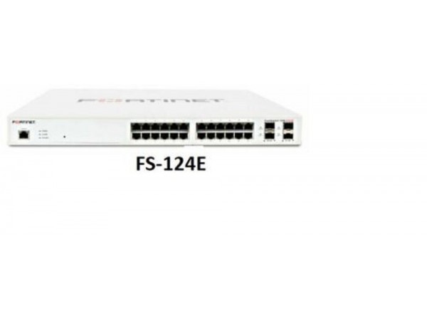 Fortinet FortiSwitch FS-124E Layer 2 FortiGate Switch 24xGE RJ45 LAN port SFP