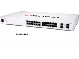 Fortinet FortiSwitch FS-124F-POE FortiGate Managed Switch 24xGE LAN port 185W