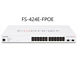 FORTINET FortiSwitch FS-424E-FPOE Ethernet Layer 2/3 PoE+ 421W Network Switch