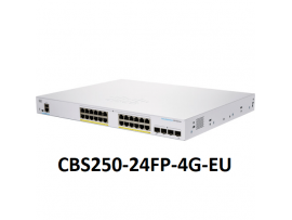 Cisco CBS250-24FP-4G-EU 24-Port Gigabit PoE+ Compliant Managed Switch