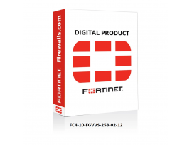 Fortinet Subscription License with Bundle for FG-VM FC4-10-FGVVS-258-02-12