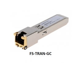 Fortinet FS-TRAN-GC 1GE SFP RJ45 transceiver module for FortiSwitch