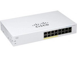 CISCO Business CBS110-16PP 16-PORT Gigabit Unmanaged SWITCH 8xPoE 64W Ethernet