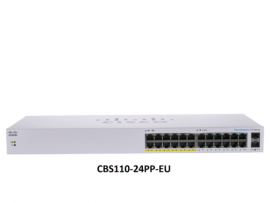 CISCO CBS110-24PP-EU 22 ports 10/100/1000 Mbps dont 12 PoE + 2 ports