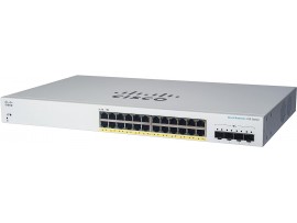 CISCO CBS220-24P-4G Smart Switch 24 Port GE PoE 4x1G SFP (CBS220-24P-4G-EU)